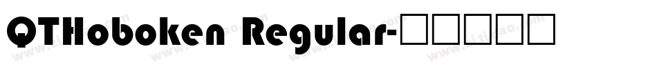 QTHoboken Regular字体转换